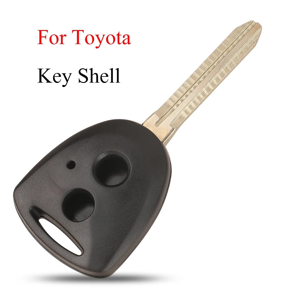 

Корпус автомобильного ключа с 2 кнопками jingyuqin для Toyota daihatsu Avanza Wigo Grand Daihatsu Xenia Alza Myvi Axia с лезвием TOY43