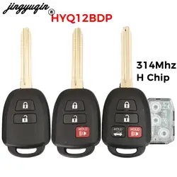 jingyuqin HYQ12BDP 89070-42880 Dla Toyota Tacoma Combo RAV4 Kluger HiglanderI 314Mhz H Chip Zdalny pilot samochodowy 2/3/4 Przycisk