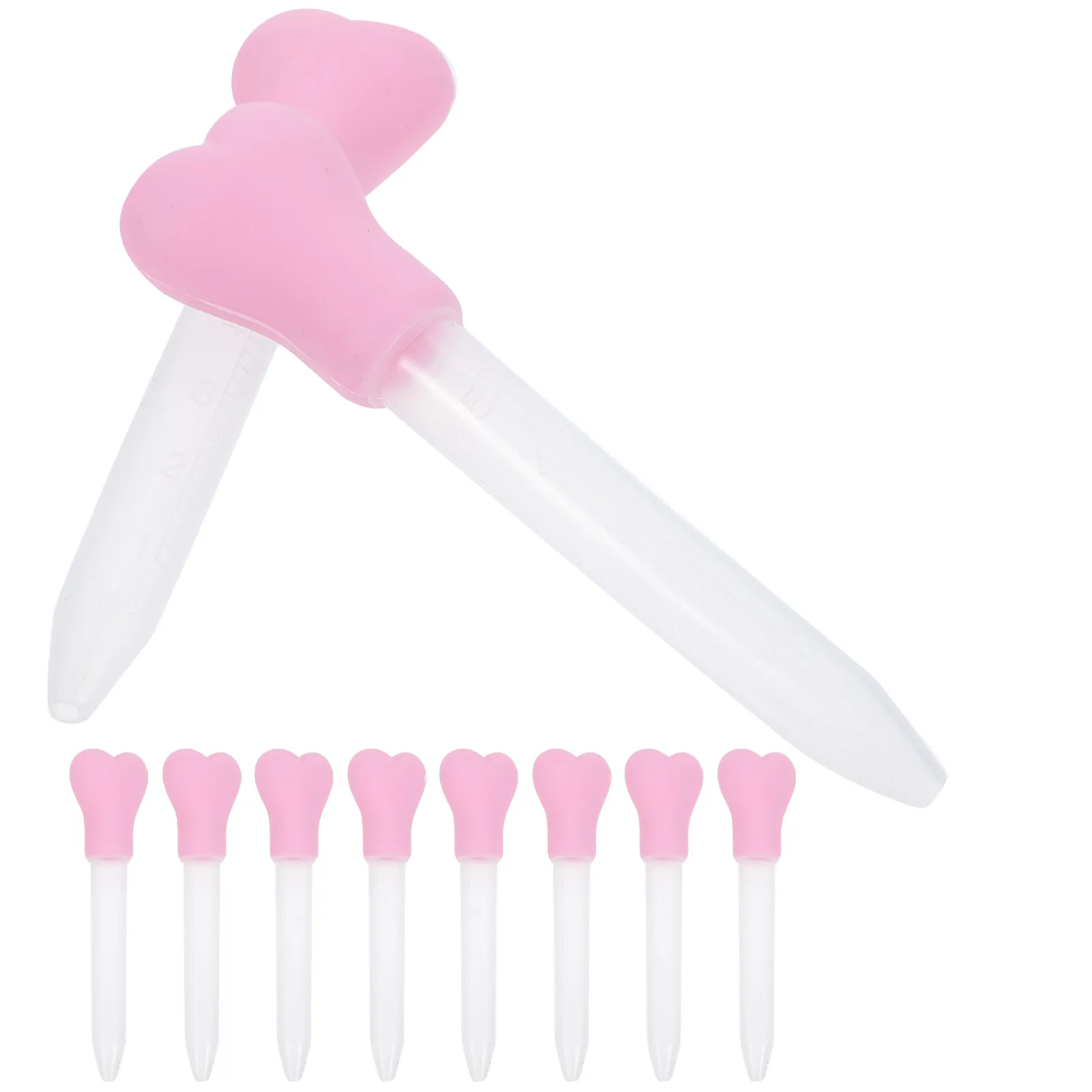 10Pcs Infant Medicine Dropper Silicone Baby Medicine Dispenser Feeder Calibrated Liquid Dropper for Kids Toddlers Safe Accurate