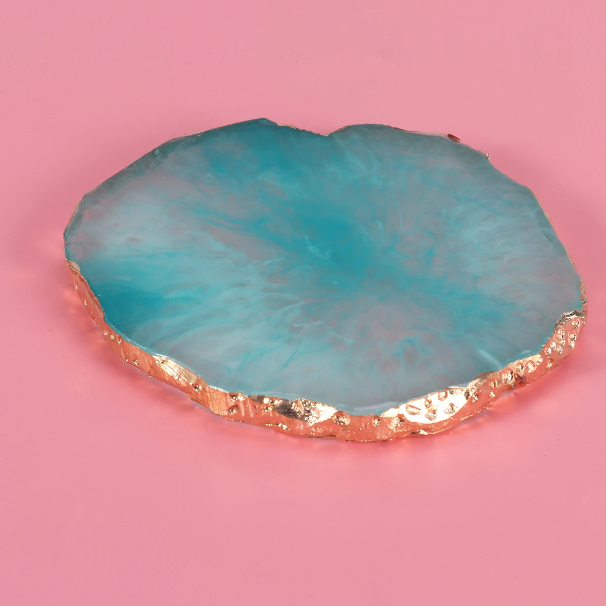 

Easy Clean Blue Resin Palette Bowl Design For Painters Non Toxic Durable Smooth Texture Professional Paint Tray