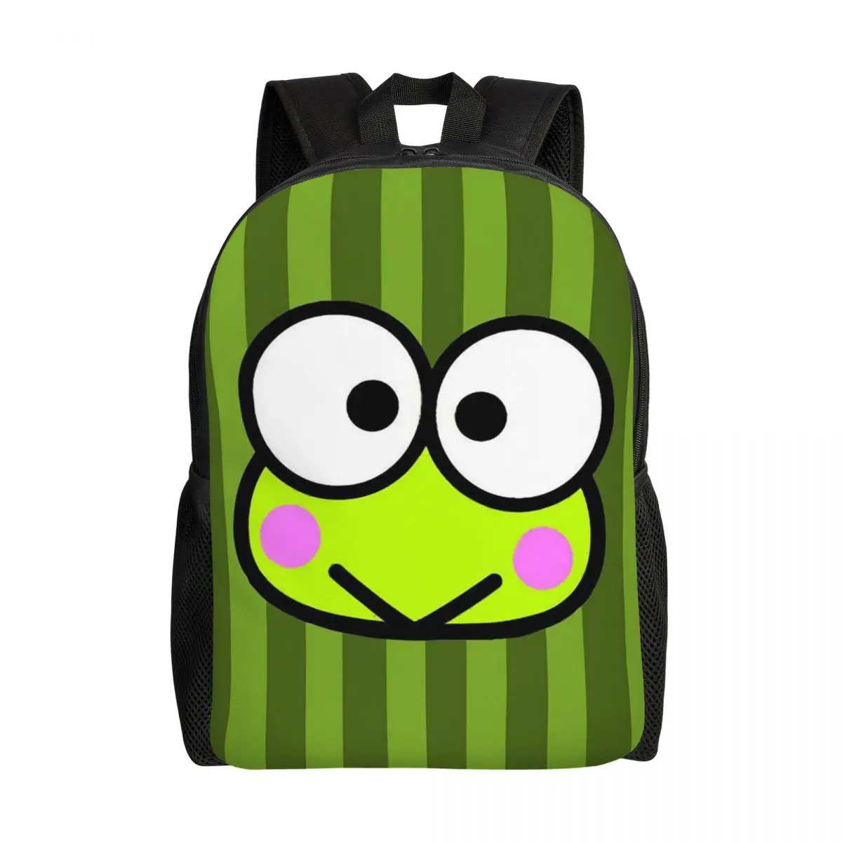 Zaino da viaggio personalizzato Keroppi Big-eyed Frog donna uomo School Laptop Bookbag College Student Daypack Bags