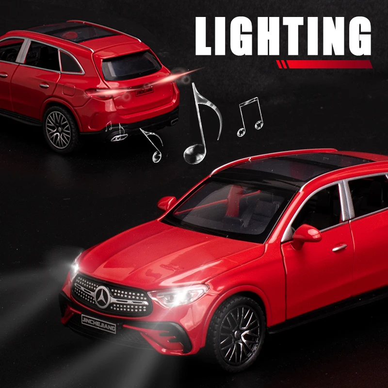 1:32 Benz GLC400 SUV GLC Alloy Model Car Toy Diecasts Metal Casting Sound and Light Car Toys For Children Vehicle