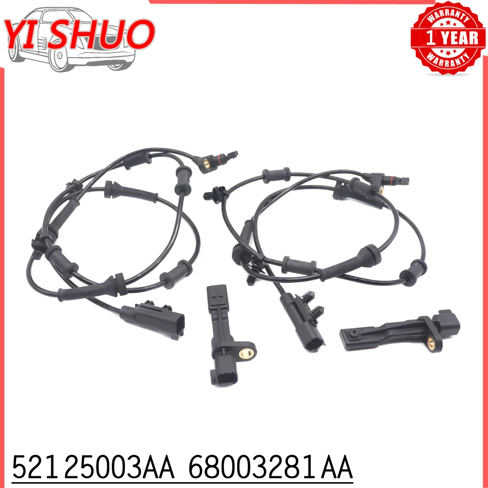 

52125003AA Front/Rear ABS Wheel Speed Sensor 68003281AA For Dodge Nitro Jeep Liberty Wrangler Wrangler JK 3.6L 3.8L