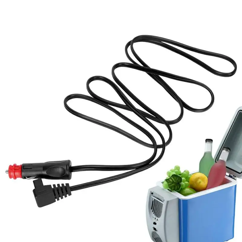 Car Refrigerator 12v Power Cord 12 Volt Battery Connector 6.56 Ft Extension Cord Cable Heavy Duty 12V Car Charger Lighter Socket