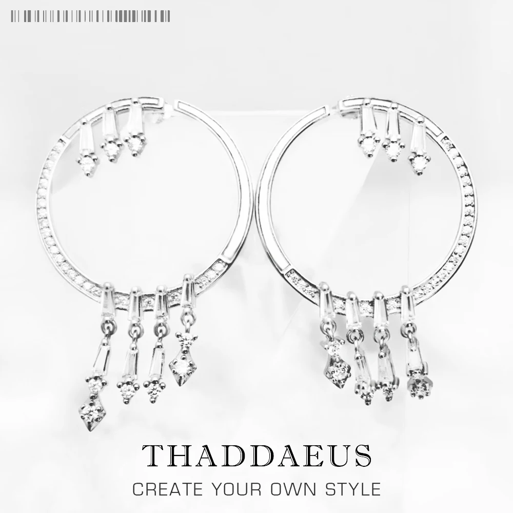 

Серьги-кольца с зимними лучами солнца, изящные украшения для женщин, модный гламурный подарок из стерлингового серебра 925 пробы