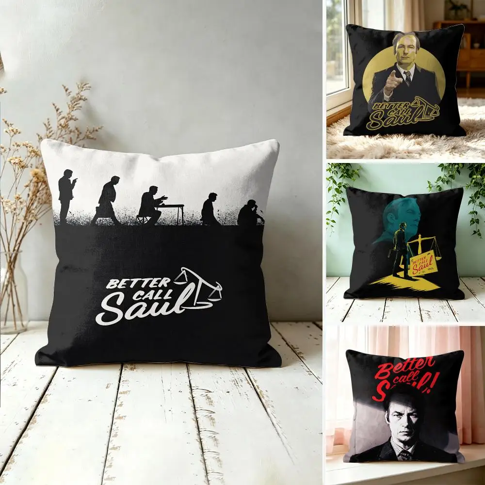 B-Better Call Saul Movie Cushion Cover Square Decorative Throw Pillow 40x40cm For Sofa Bedroom Living Room Home Decor