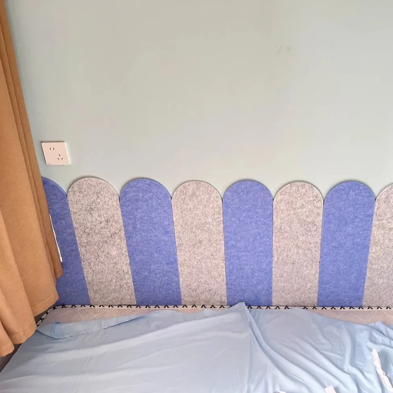 Baby Kids Anti-collision Felt Board Wall Sticker House Covering Artifact Moisture-proof Enclosure Anti Dirty Bedroom Decoration