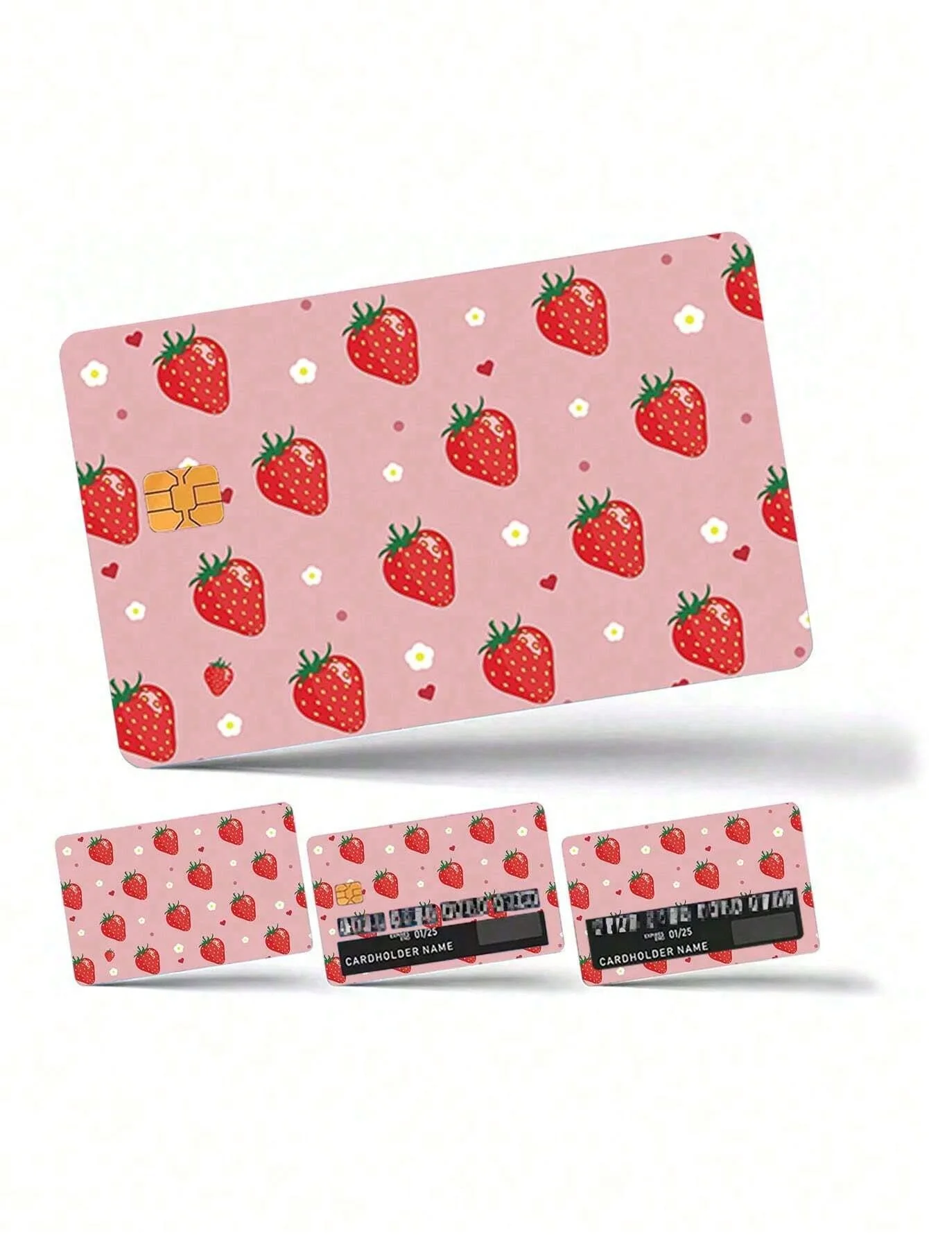 

4 pieces/set of residue free anti slip and scratch stickers suitable for credit cards, bus cards, student ID cards, residue free