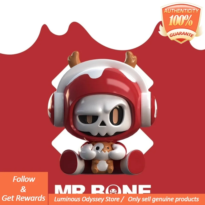 جديد Mr.Bone Babybone سلسلة صندوق أعمى Babybone عمل الشكل البسيطة Mr.Bone دمية صندوق غامض مفاجأة حقيبة حلية ديكور لعبة هدية #3