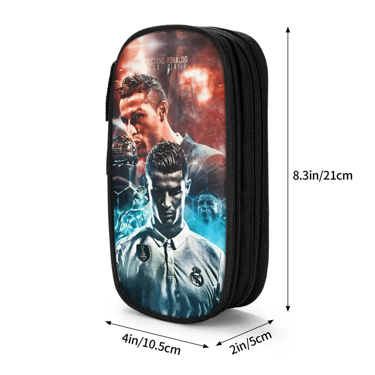 New Cr7 Football Soccer Cristianos Pencil Cases Cr7 Pencilcases Pen Box for Girl Boy Large Storage Bags Office Gifts Stationery