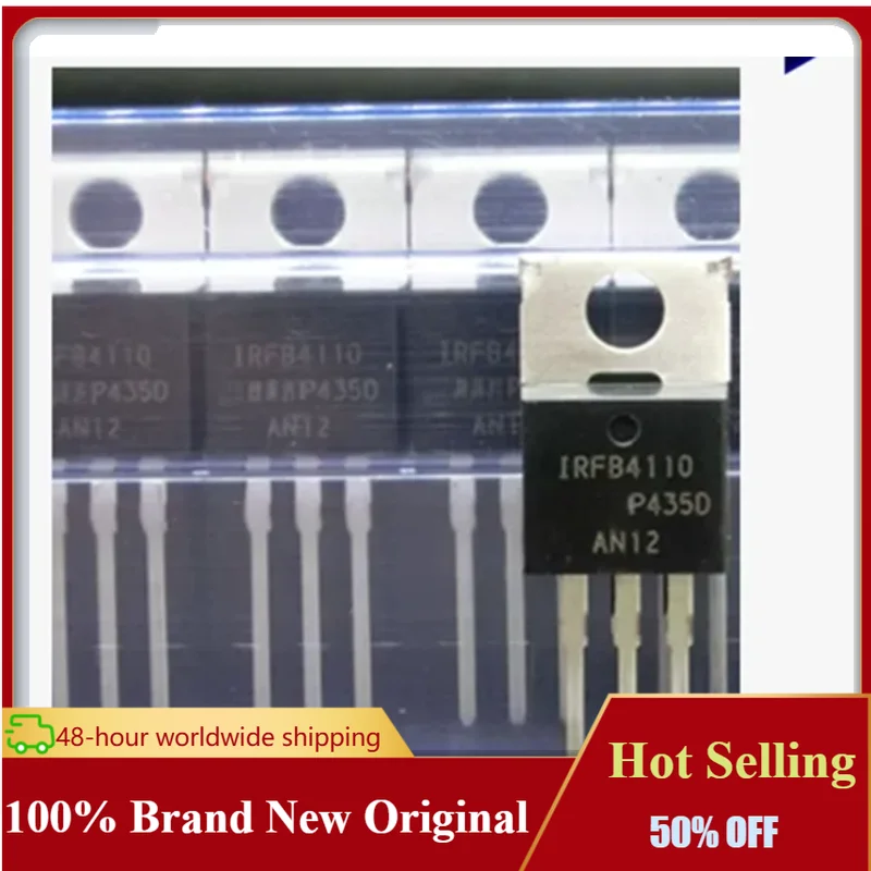 10-50PCS IRFB4110PBF IRFB4110 N-channel 100V/180A MOSFET TO-220 Brand New Original Stock Hot Selling