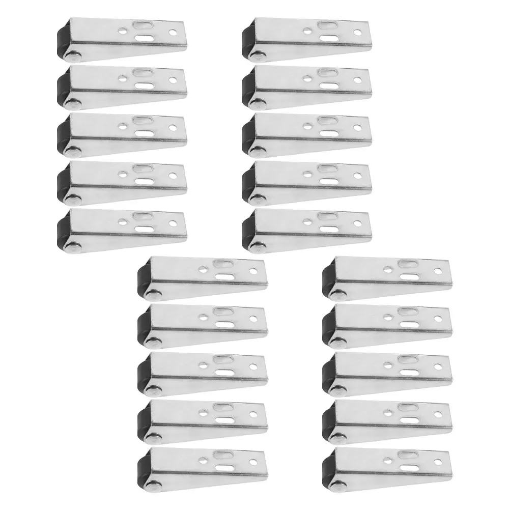 

20Pcs Durable Wooden Door Bottom Support Wheels Side Mount Casters Antisagging for Sliding Doors Gates Fences Door Roller