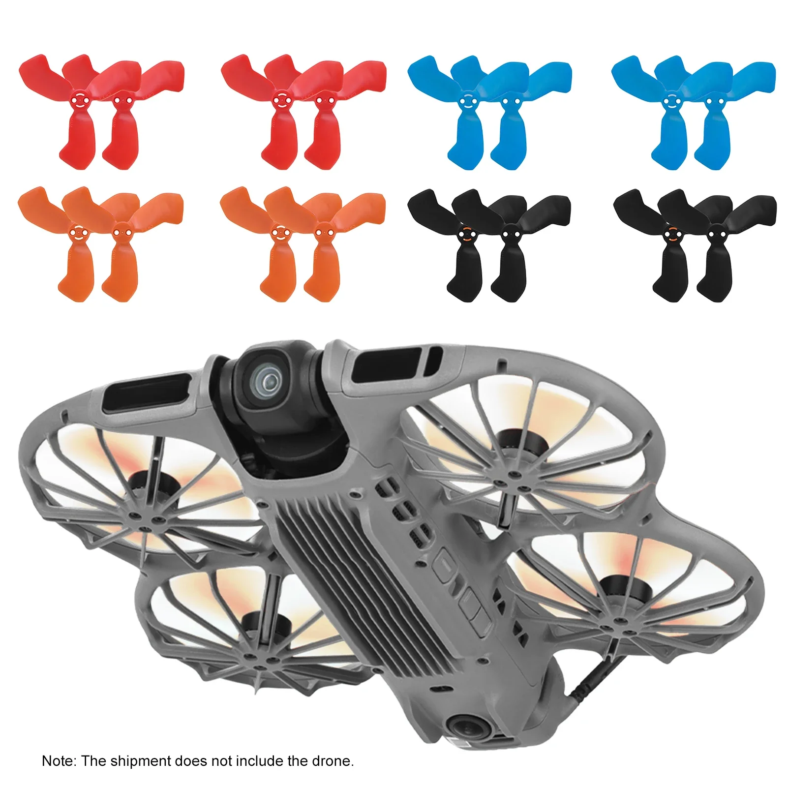 2 Paar Propeller Inklusive Schrauben und Schraubendreher Geräuscharme Ersatzflügel Kompatibel mit DJI Neo 2 Zubehör