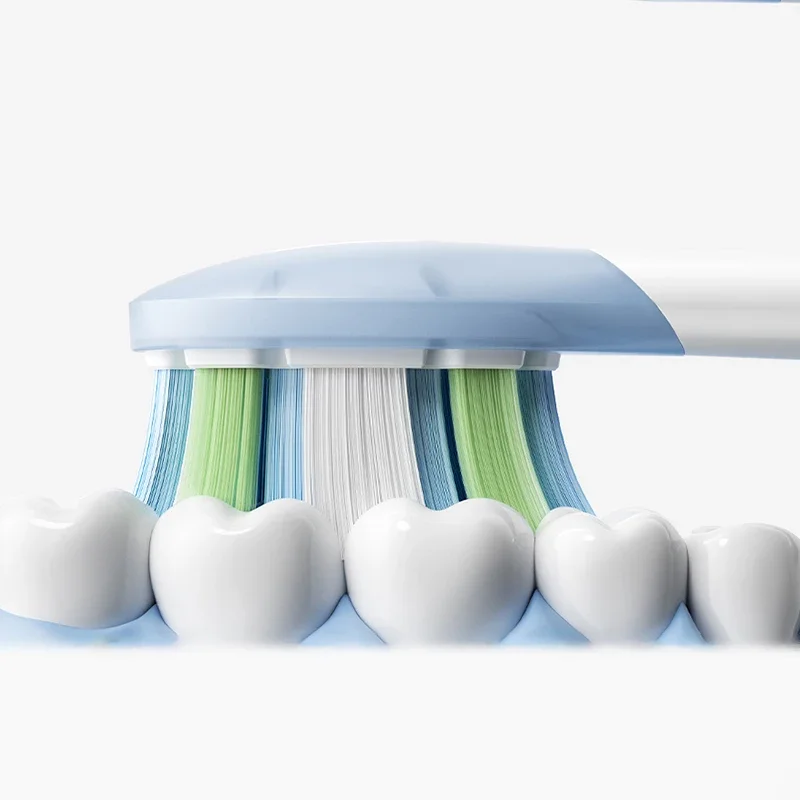 الأصلي XIAOMI Mijia استبدال رؤوس الفرشاة للكهرباء سونيك الاجتياح الاهتزاز فرشاة الأسنان MES609/610 برو قطع الغيار رئيس 3 قطعة