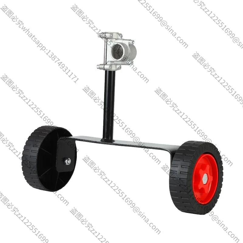Suitable for Universal Lawn Mower Support Wheel, Back-mounted Side-mounted Lawn Mower Hand Support Frame, Portable Support Wheel