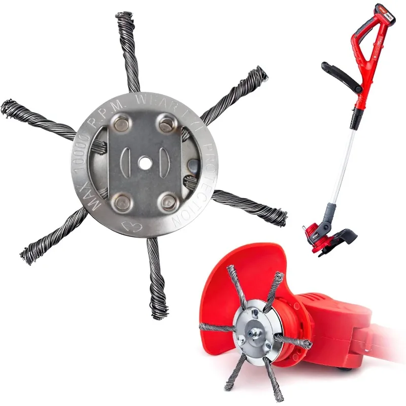 رأس كوب هوائي من أسلاك الفولاذ، رأس إزالة الأعشاب الضارة العالمي Ci Yin، رأس كوب من القش، حصيرة إزالة الأعشاب الضارة، حصيرة إزالة الأعشاب الضارة من القطيفة للحديقة. وصلة لحام #1