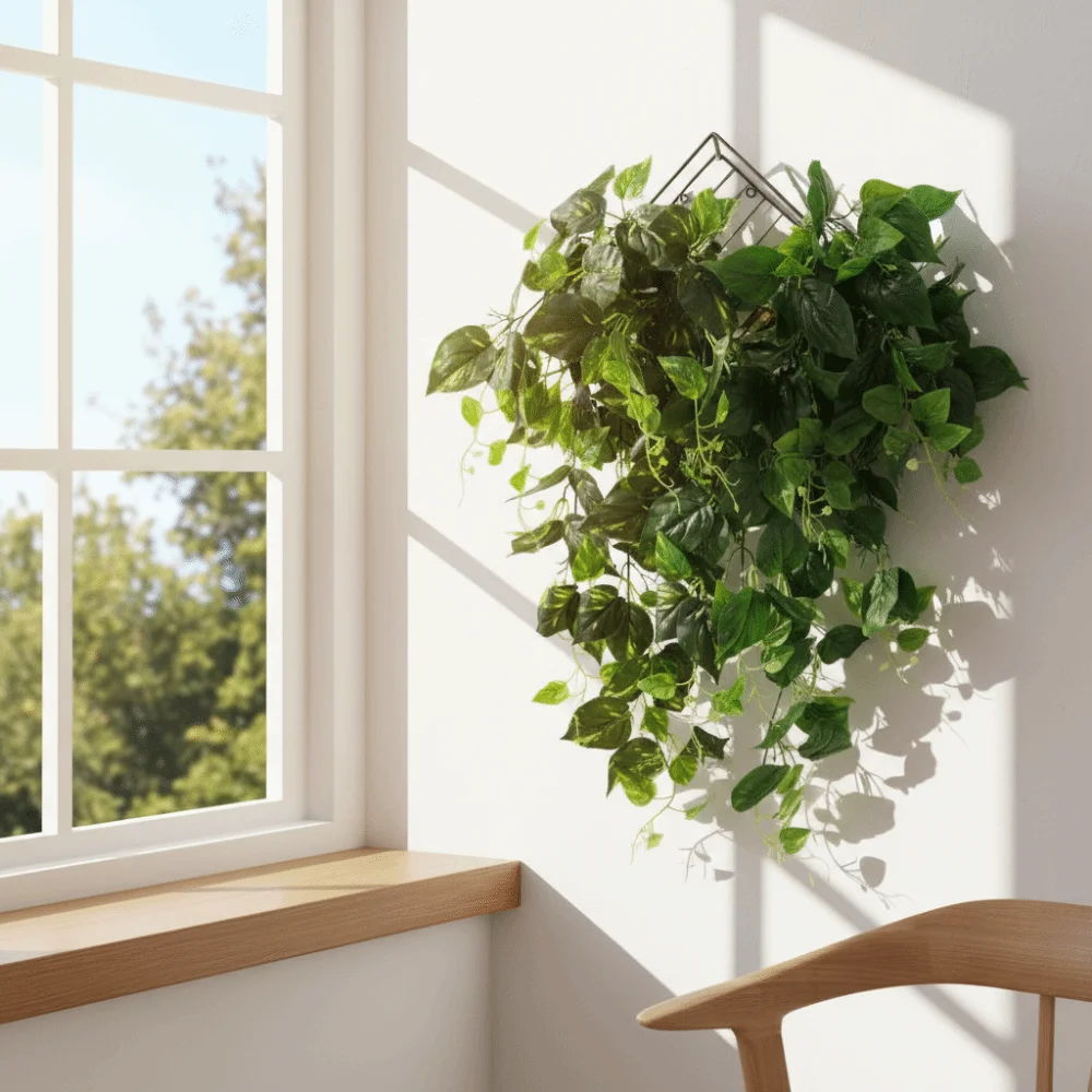 

Plastic Fake Hanging Plants Handmade Artificial Realistic Vine Plants Decorative Lifelike Simulation Greenery Photography Props