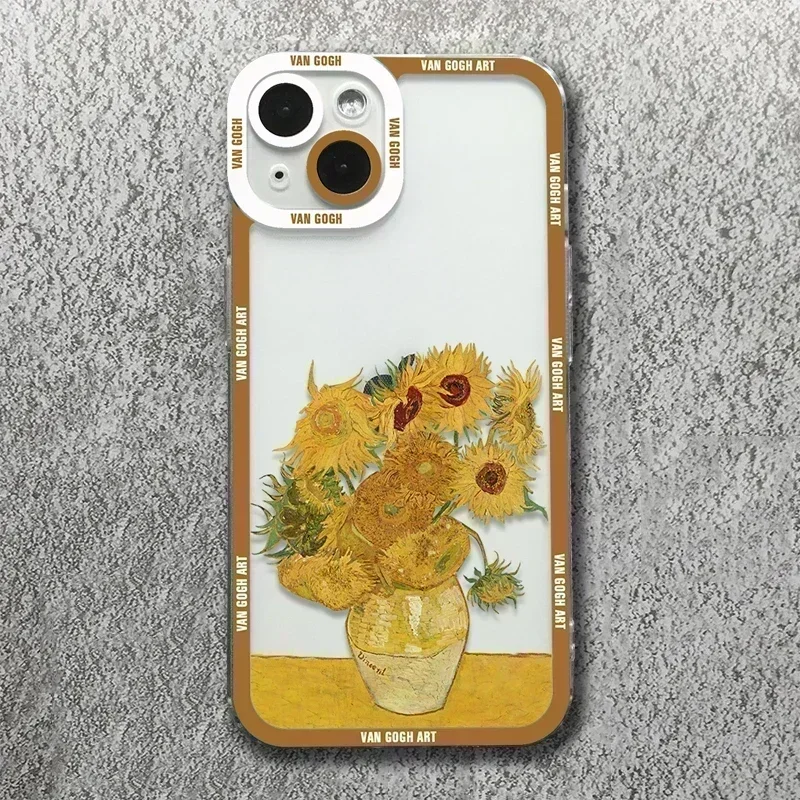 Van Gogh Oil Painting Phone Case For Samsung Galaxy A14 A34 A54 A13 A33 A53 A32 A52 S23 Ultra S22 Plus S21 S20 FE Note 20 Cover