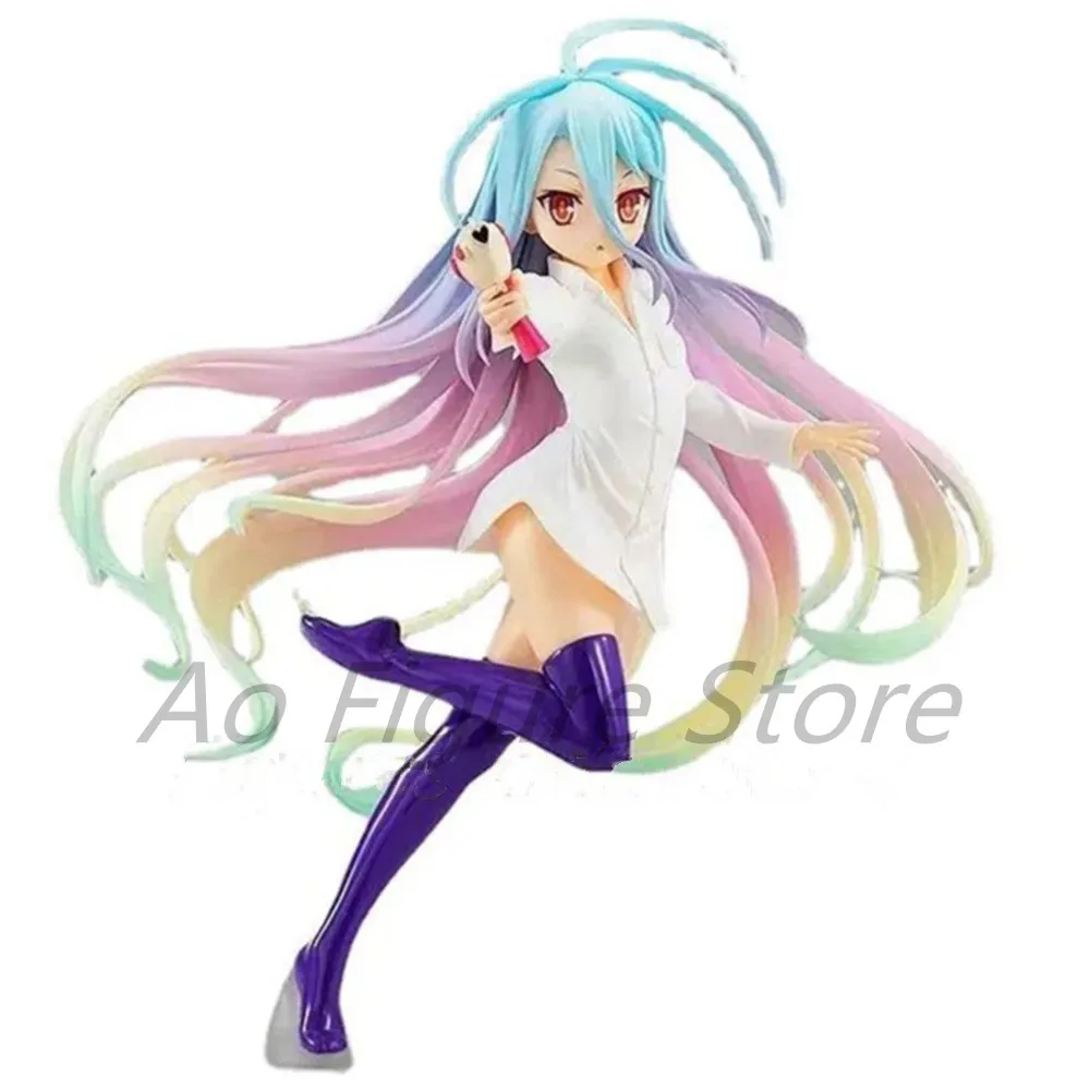 

Anime No Game No Life Figure GSC Shiro Sniper Sexy Girl PVC Action Figure Collection Toys Model Gifts For Children