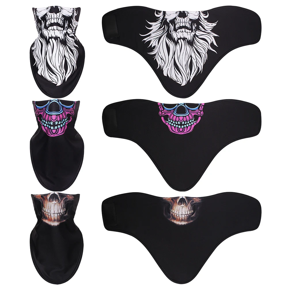 

Флисовый шейный шарф, лыжные нагрудники, череп с 3D-принтом, маска для сноуборда, зимняя грелка для лица, треугольный шарф, полнолицевая маска для катания на коньках