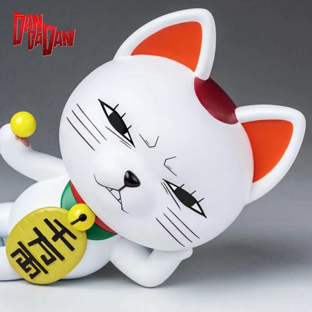 14cm Turbo Granny Figure Dandadan Peripheral Cute Cat PVC Action Figure Q Version of The Desktop Decoration Birthday Gifts Toys