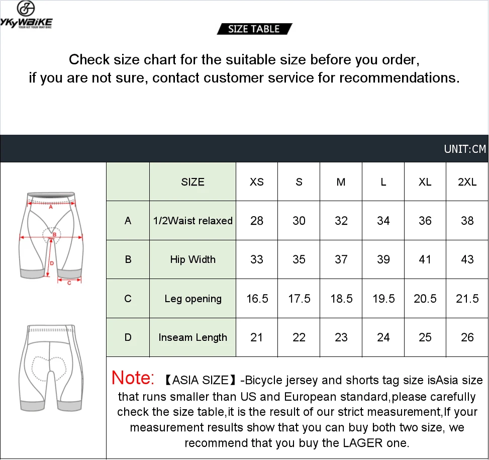 YKYWBIKE Summer Women Cycling Shorts Road Bike Pro Team Shorts  MTB Black Bicycle Pants Riddind Sport Clothing Quick Drying