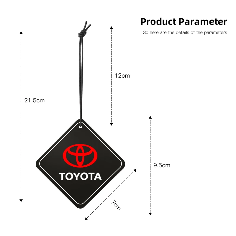 تويوتا سيارة أقراص العطور معطّر الهواء تزيين مُثبت ل هايلكس Aygo يارس Ractis كورولا كامري أوريس Rav4 نكهة السيارة #6