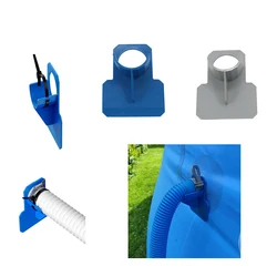 Swimming Pool Pipe Holder Mount Supports Pipes 30-38mm Fits Intex Best Way Above Ground 32mm 38mm Hose Outlet With Cable Tie