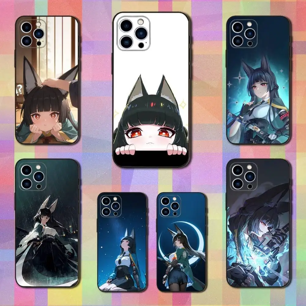 

ZZZ H-Hoshimi M-Miyabi Phone Case For iPhone 16,15,14,13,12,11 Plus,Pro Max,XS,X,XR,SE,Mini,8,7,Soft Silicone Black Cover