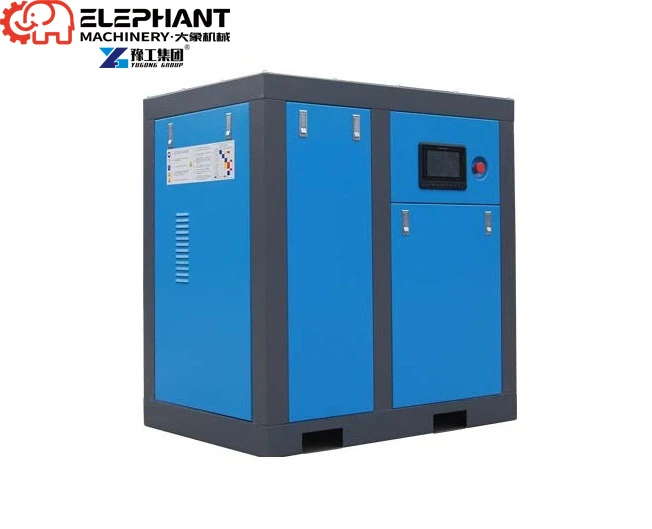 High-Power Industrial Screw Air Compressor Lubricated Motor Portable 7.5-15kW 220V/380V Air Cooled