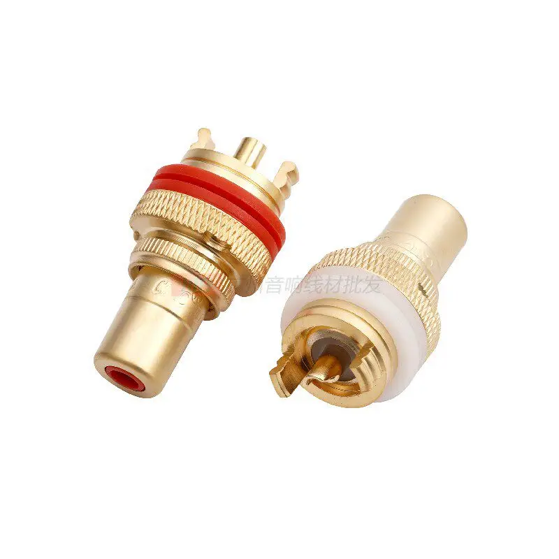 RCA Lotus female CD amplifier audio input socket