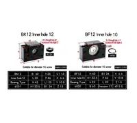 BK12 BF12 BK15 BF15 Ball Screw End Support C7 Normal Bearing Support Seat Bearing Holder CNC Automation Accessories