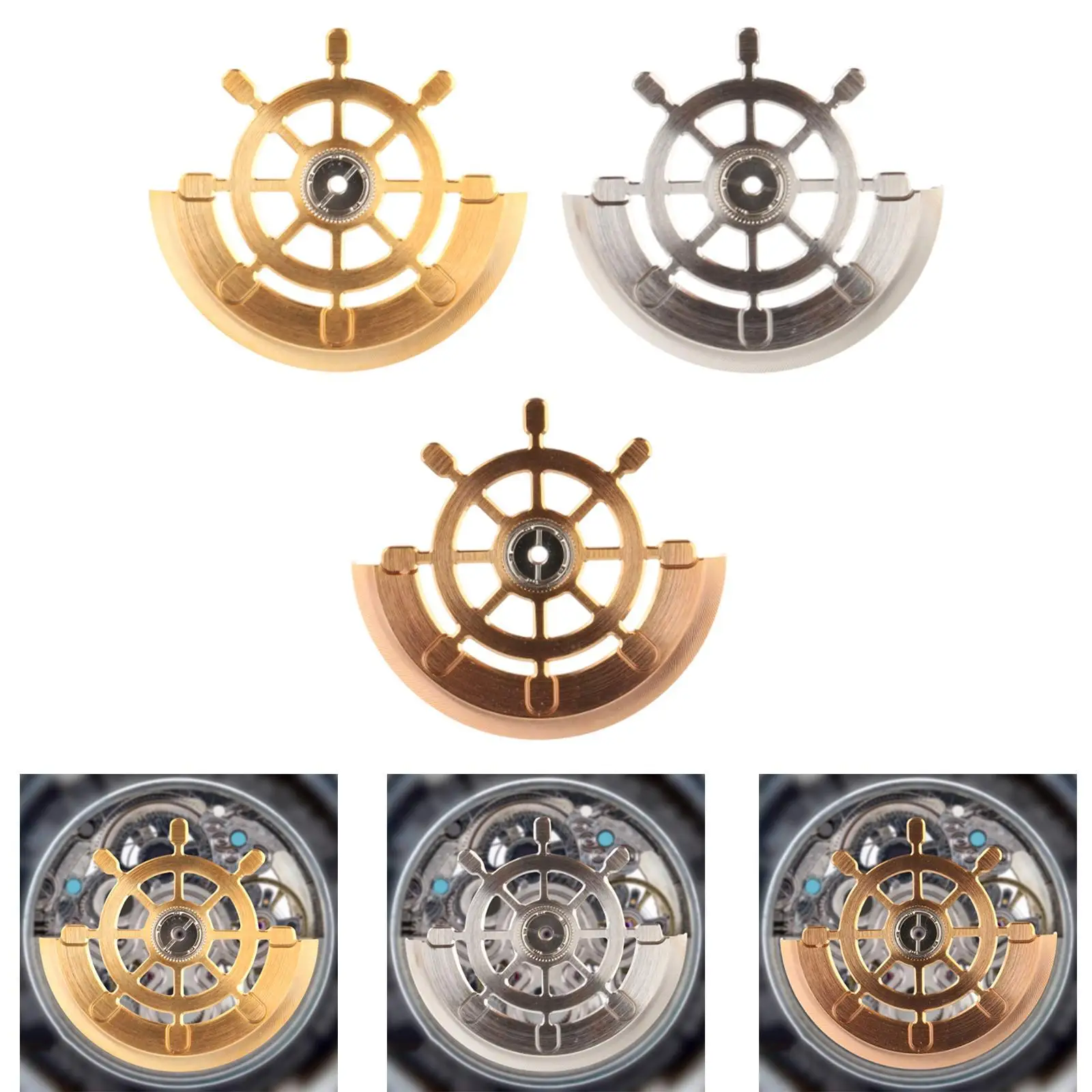 Watch Movement Rotor Watch Movements Customized Oscillating Weight Rotors Performance Sturdy Watch Parts for NH36 NH39 NH34
