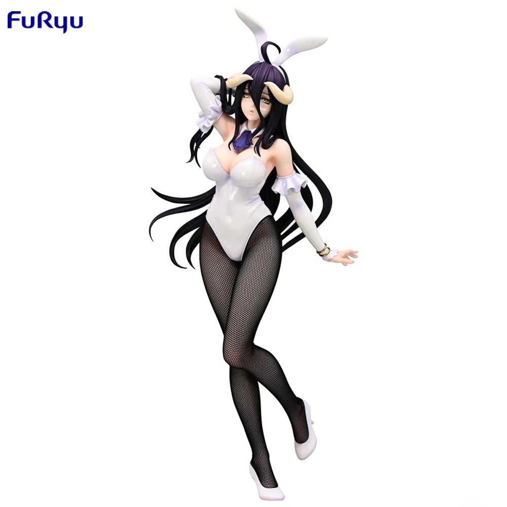 

FuRyu BiCute Bunnies Albedo Bunny Girl Overlord 30cm Collectible Anime Figure Model Toys Gift For Kids