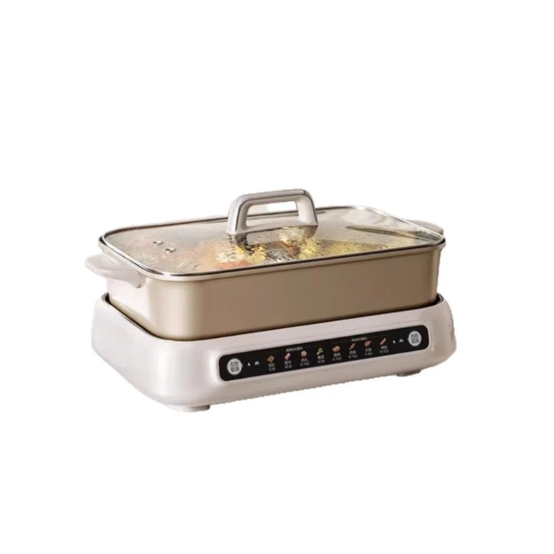 

Electric hot pot Mandarin duck Household 6L large capacity split multi functional cooking electric