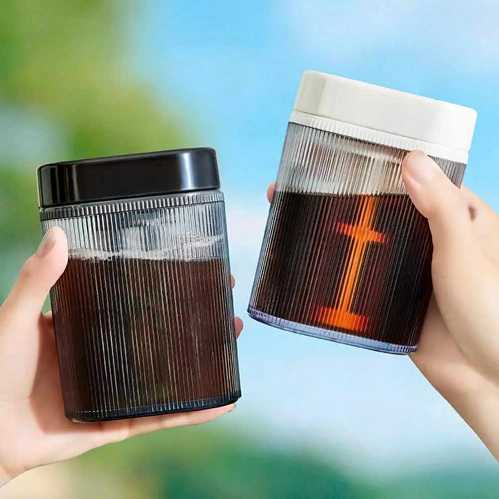 Portable Cold Brew Coffee Maker with Mesh Filter LeakProof Travel Coffee Extraction Cup Food Grade Pitcher with Graduated Marks