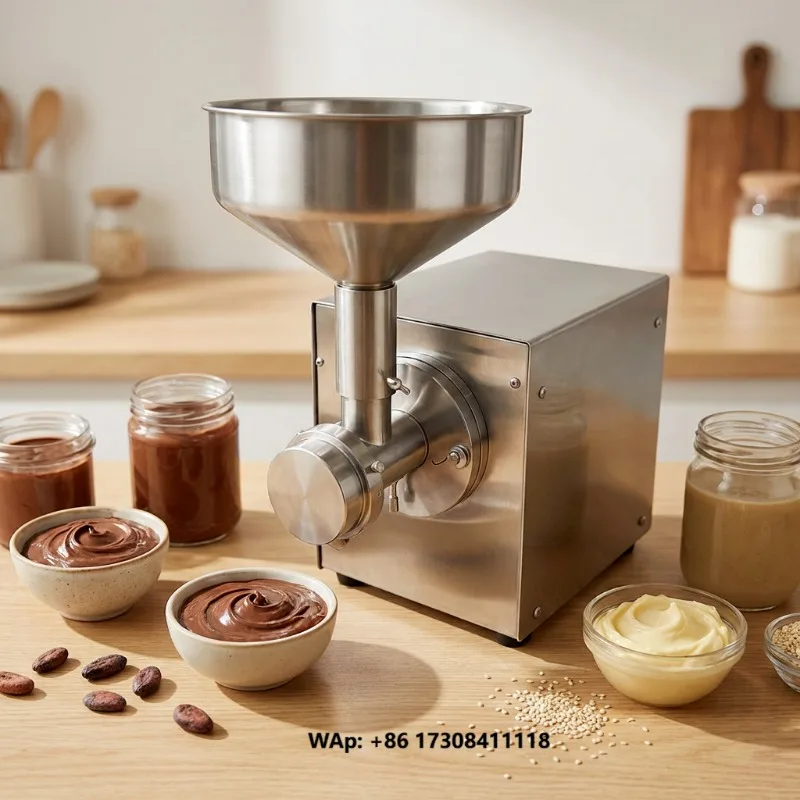 Professional and Highly Efficient Cocoa Bean Grinder Nut Processing Machine