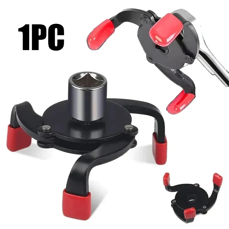 Universal 3 Jaw Oil Filter Remover Tool Cars Oil Filter Removal Tool Interface Special Tools Oil Filter Wrench Tool Auto Repair