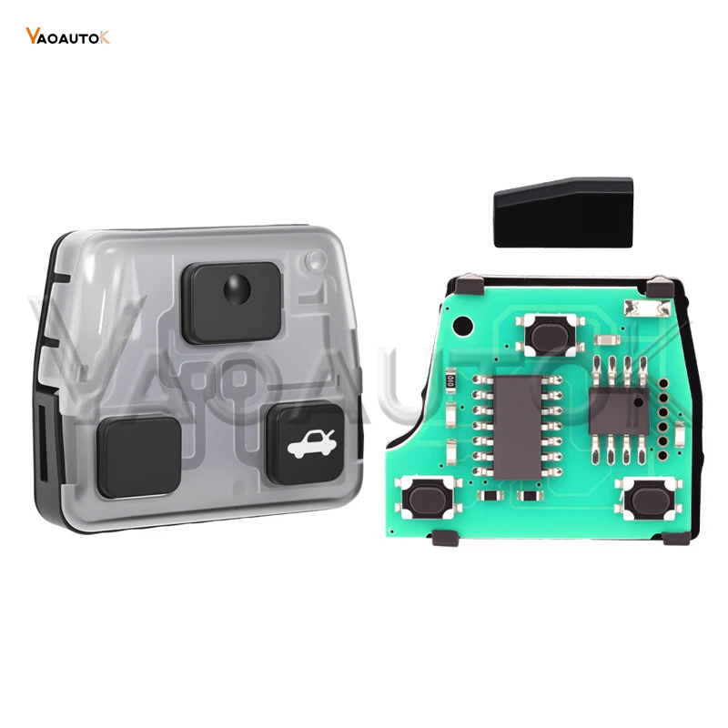 50171 Chiave per auto adatta IS300 LS400 RX300 RX400 IS200 ES300 GS300 GS400 GS430 Fob remoto 433 Mhz 4D68 Chip Blade No Logo 2 3 pulsanti