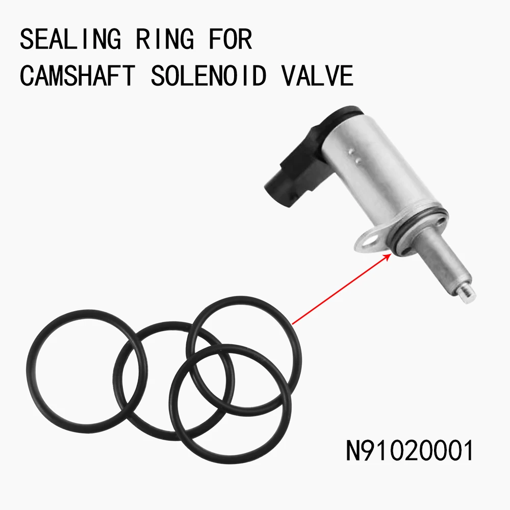 4Pcs Sealing ring for camshaft solenoid valve N91020001 For VW Touareg Audi A6L A4 S4 A8 S8 A6 S6 A5 S5 TT Q5 Q7