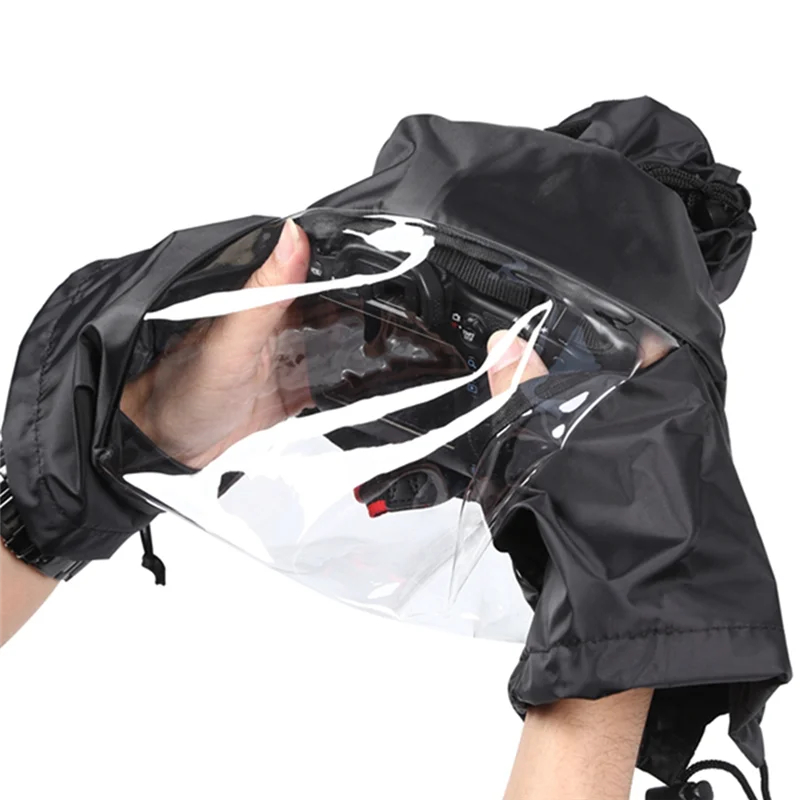 EDT-3X مقاوم للماء كاميرا معطف واق من المطر النايلون الشفاف بولي يوريثان غطاء للمطر الغبار حامي لكاميرا Dslr لكانون/نيكون/سوني