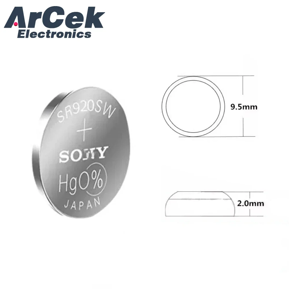 Original for SONY AG6 371 SR920SW LR920 SR927 171 370 L921 LR69 1.55V Button Battery Cell Coin Batteries for Watch Toy Remote