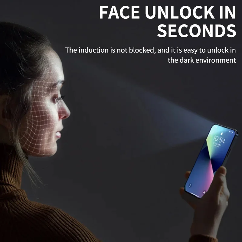 1-3 Piezas Vidrio Templado de Privacidad Anti-Luz Azul para iPhone 17 16 16E 15 14 13 12 11 Pro Max Plus Mini Protección de Pantalla 5