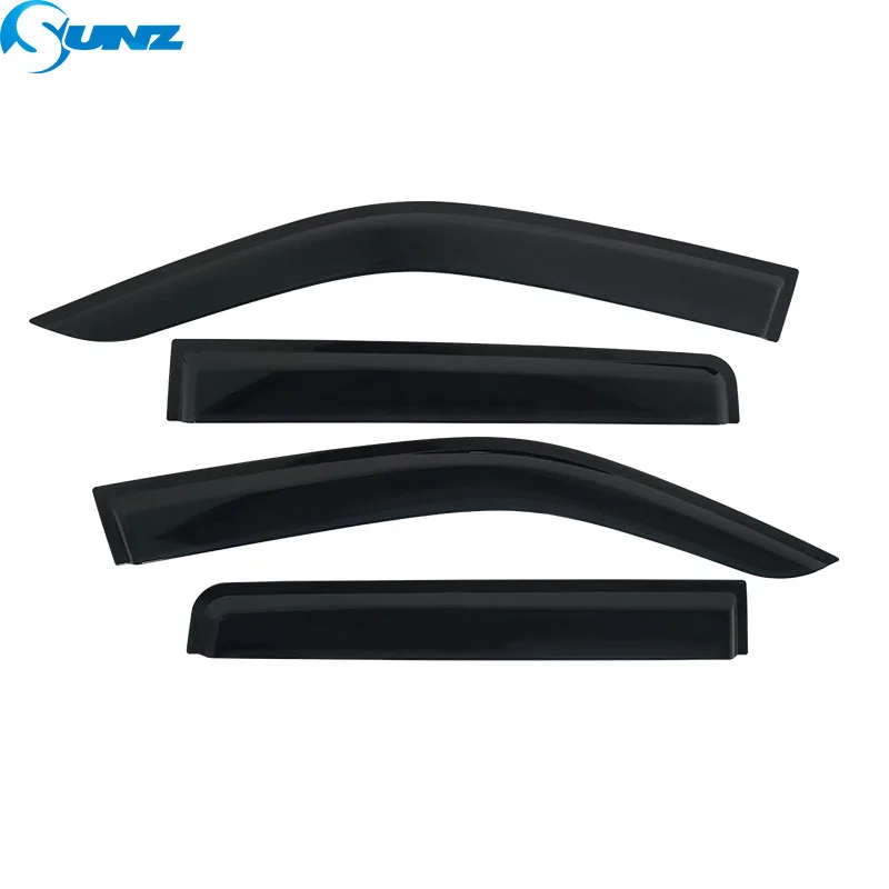 Injection 4PCS Waterproof Weather Shields Window Visors For Nissan Navara D40 2006 2007 2008 2009 2010 2011 2012 2013 2014 2015