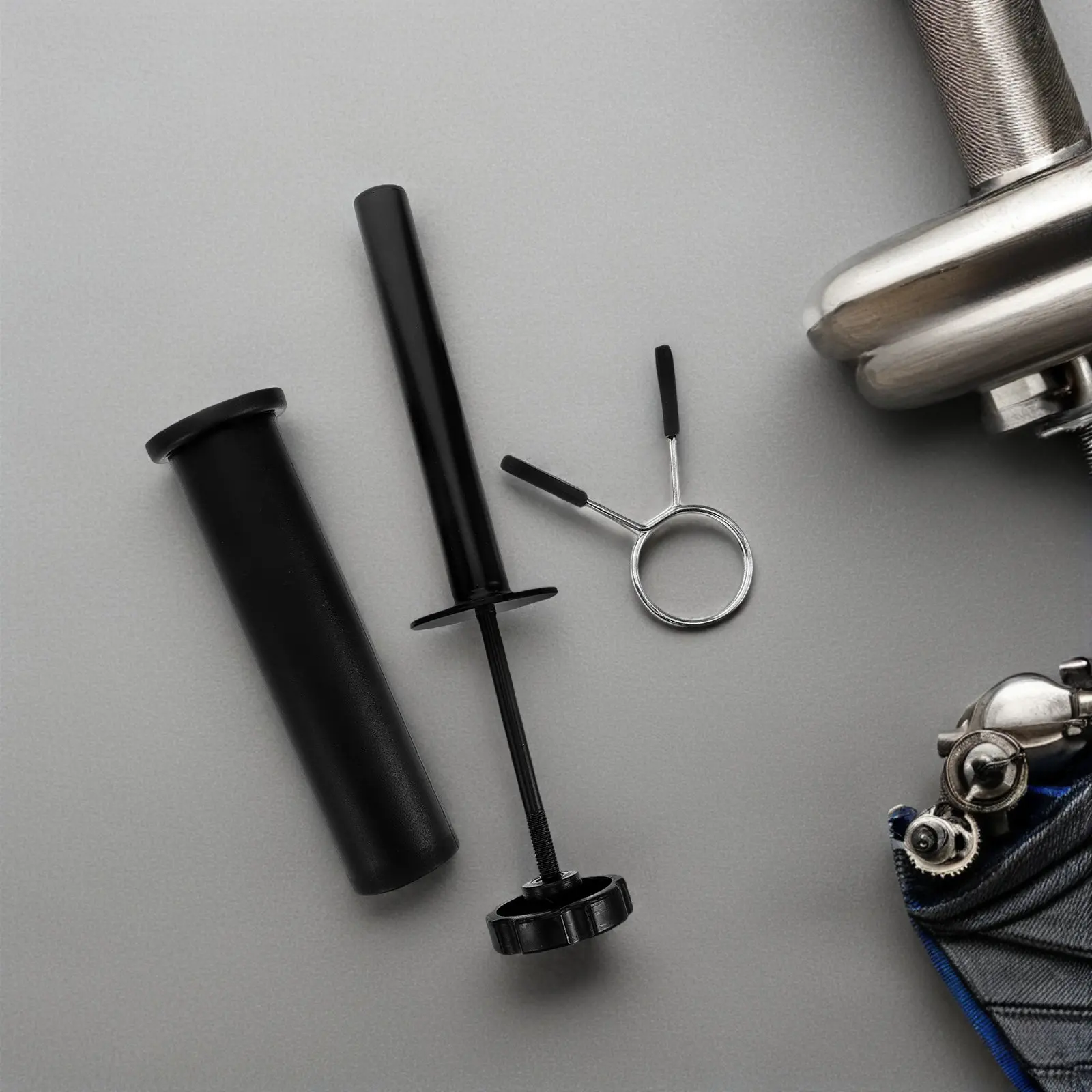 1Set Barbell Adapter Sleeve Steel Loading Pin for Weight Plates Universal Fit Gym Equipment Home Fitness Workout Gear