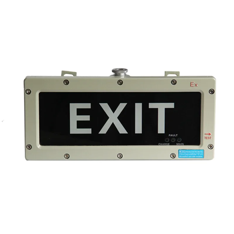 dp ip65 wall mounted LED explosion proof rechargeable emergency light exit sign