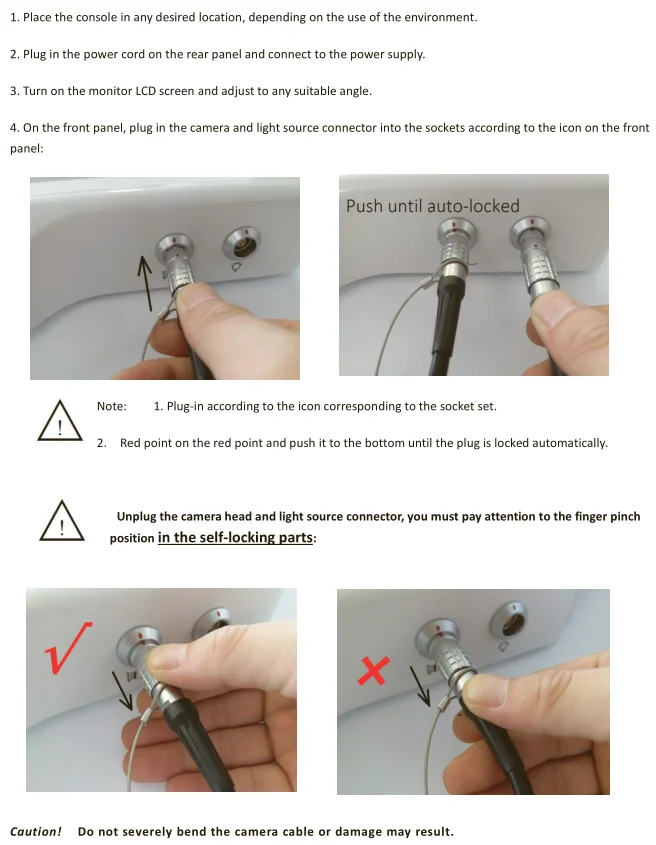 FULL HD Mini 4 in 1 Medical Portable Endoscope  Imaging System