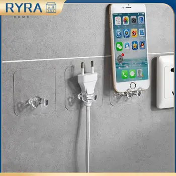 5/1ピースの壁収納フック,パンチなしの電源ソケットホルダー,キッチン,接着剤,バスルームハンガー,卸売り,ファッショナブル