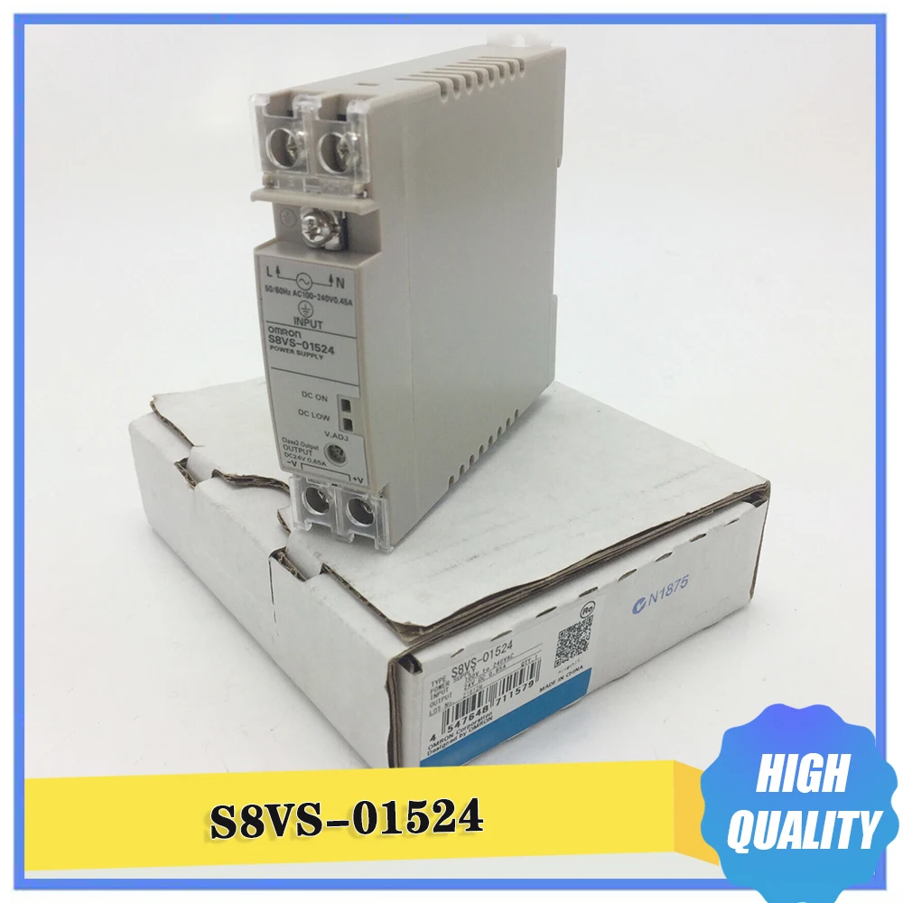 

S8VS-01524 15W/DC 24V 0.6A OUTPUT Switching Power Supply Rail Type High Quality Fast Ship