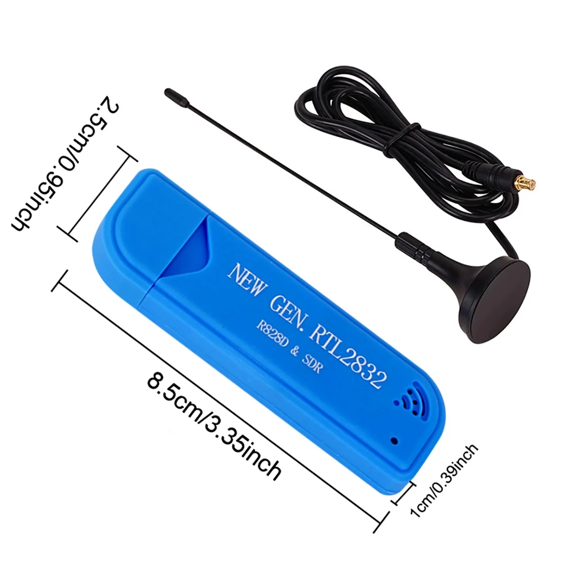 Receptor MQXGF 25 MHz -1760 MHz para SDR RTL2832U R828D A300U DAB FM